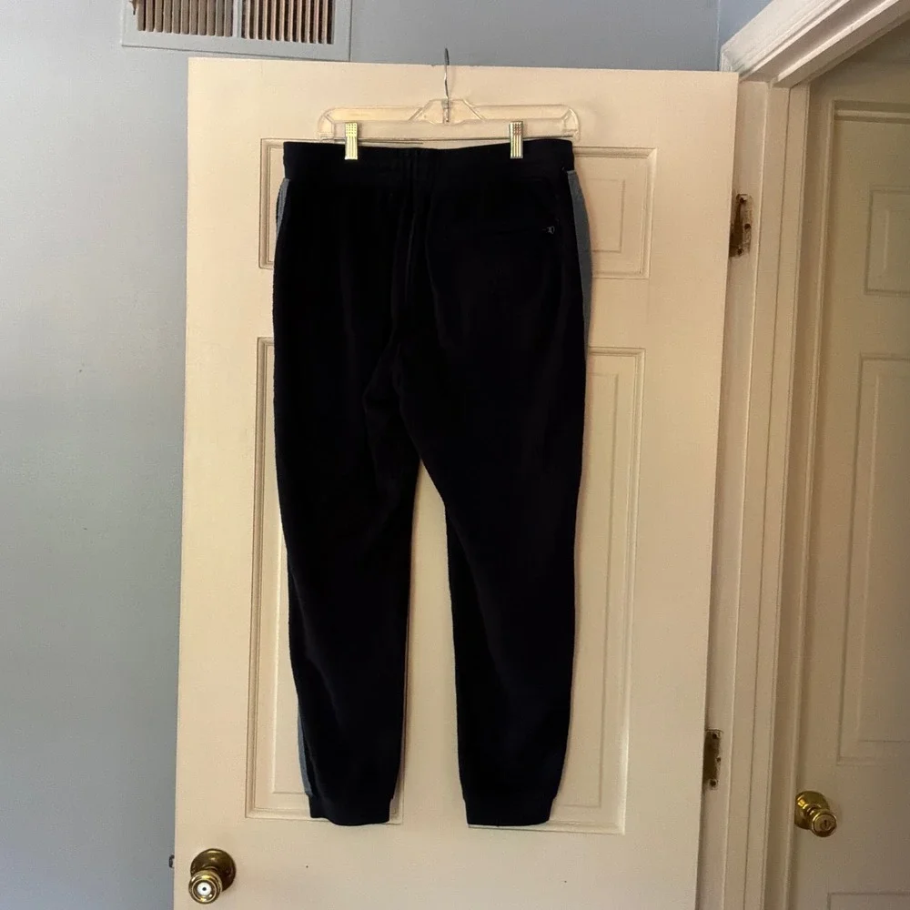 Outerknown Terry Joggers Navy Blue Organic Cotton Sweatpants Mens M Lounge Surf